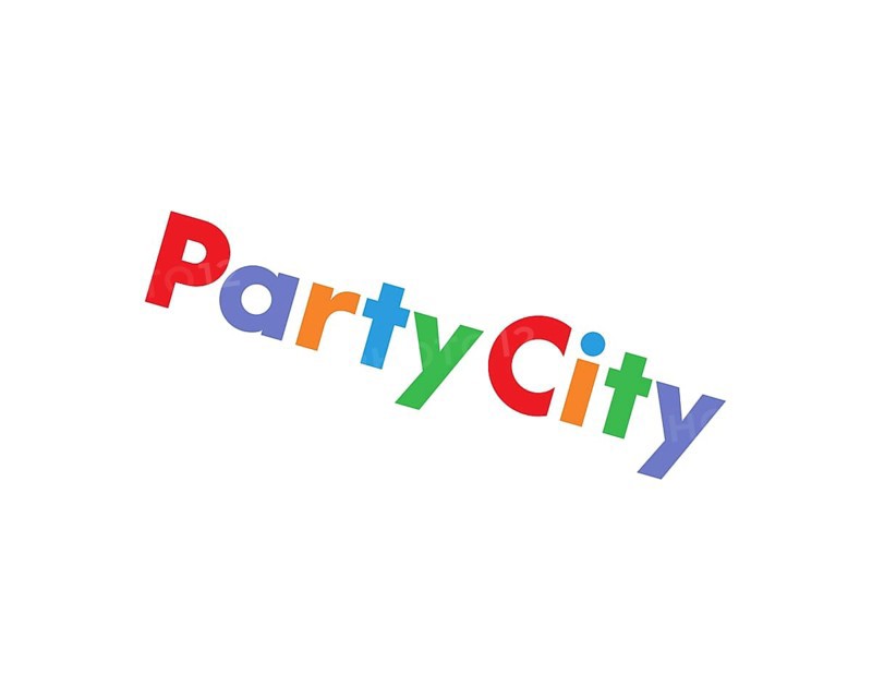 Party City, rotated logo