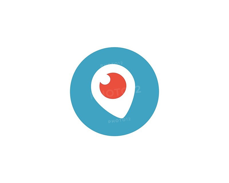 Periscope app, rotated logo