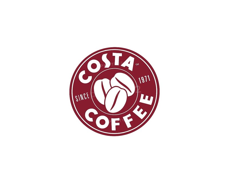Costa Coffee, rotated logo
