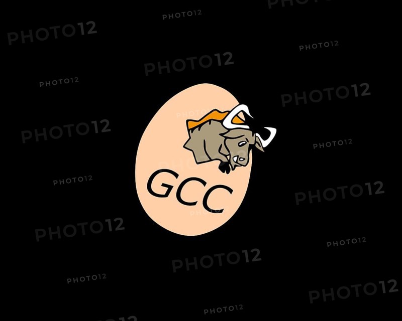 GNU Compiler Collection, rotated logo