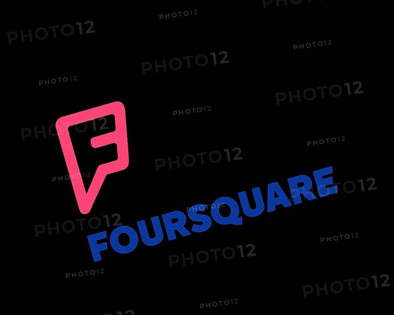Foursquare City Guide, rotated logo