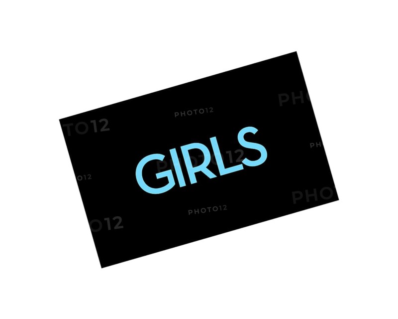 Girls TV series, rotated logo