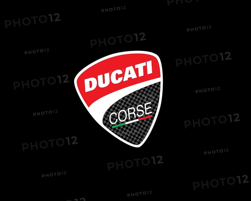 Ducati Corse, rotated logo