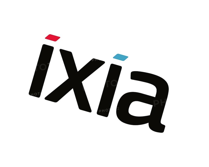 Ixia company, rotated logo