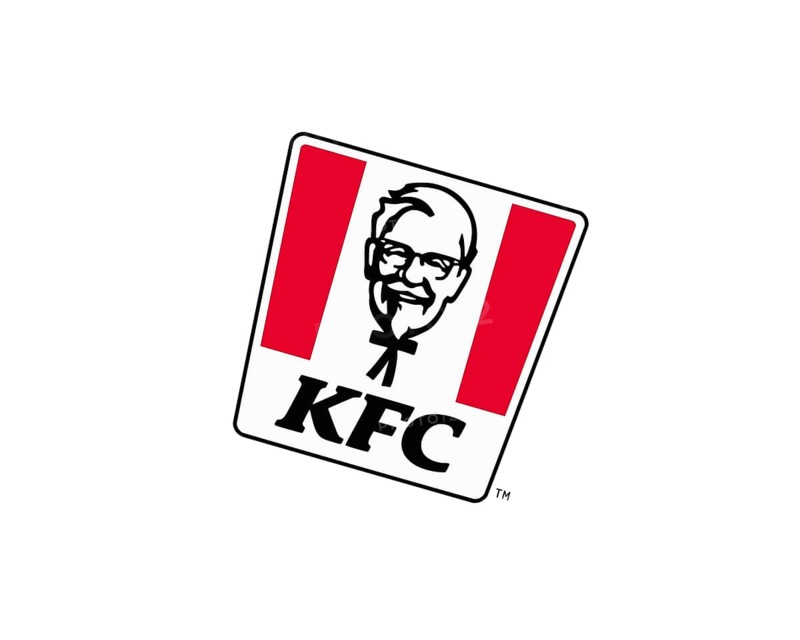 KFC, rotated logo