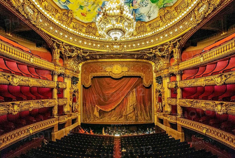 Auditorium, Hall in the Opera Garnier at the Palais Garnier