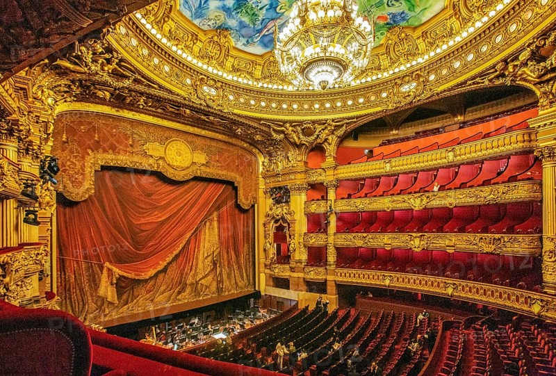 Auditorium, Hall in the Opera Garnier at the Palais Garnier