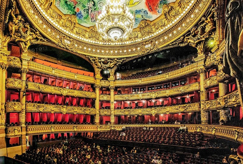 Auditorium, Hall in the Opera Garnier at the Palais Garnier