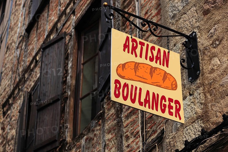 Bakery in Figeac, Lot department