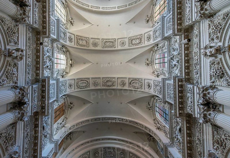 Interior design of the Theatiner Kirche am Odeonsplatz, Munich