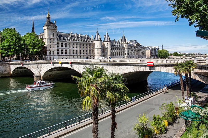 Conciergerie on the Ile de la Cite on the Seine, Paris