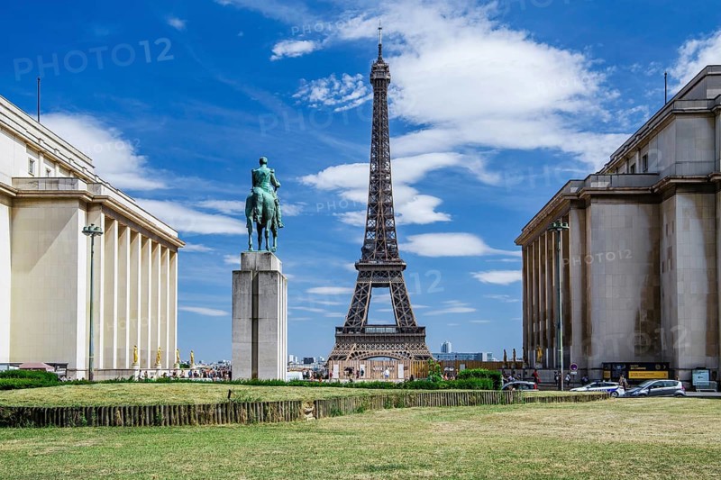 Place du Trocadero with Eiffel Tower, Paris