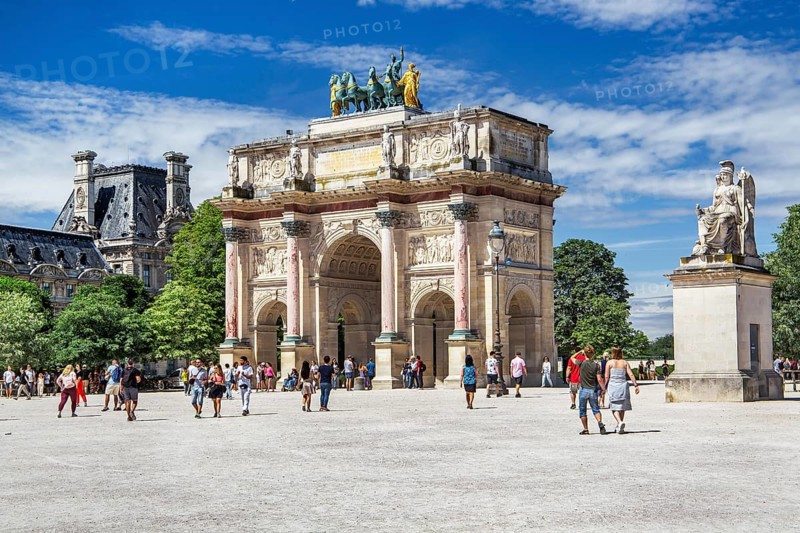 Arc de Triomphe du Carrousel at the Tuileries, Paris