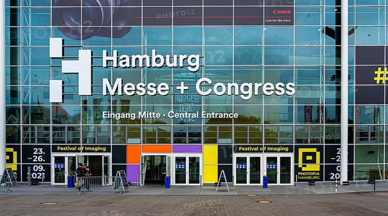 Entrance at Congress Centrum and Messe, Hamburg