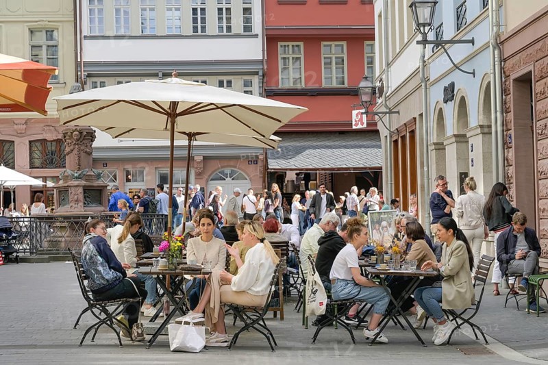 Hoppenworth & Ploch Street Cafe, Huehnermarkt