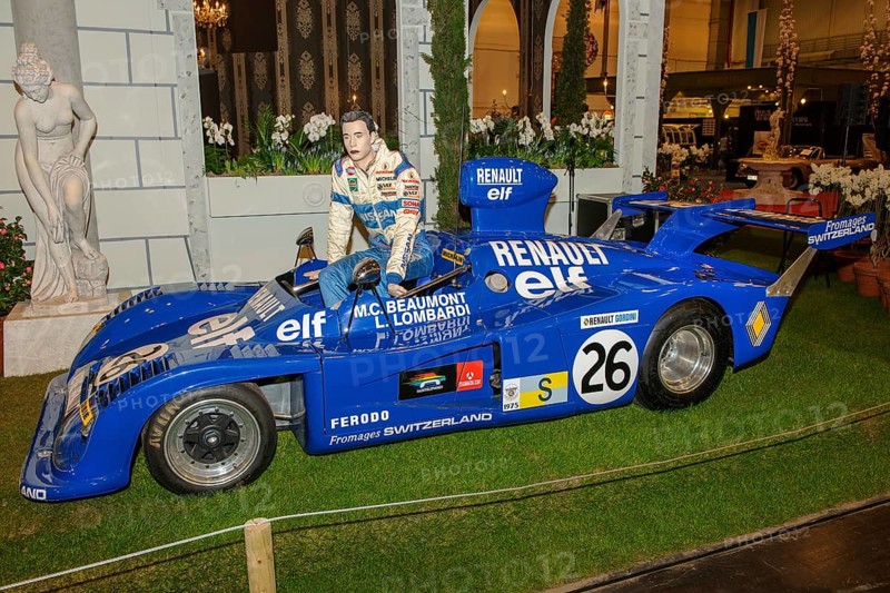 Historic classic racing car Alpine Renault A 441-3 Overall victory 24h Le Mans 1975, 24 hours race of Le Mans Overall winner