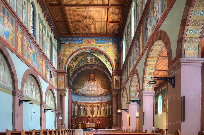 Altar room, abbey church