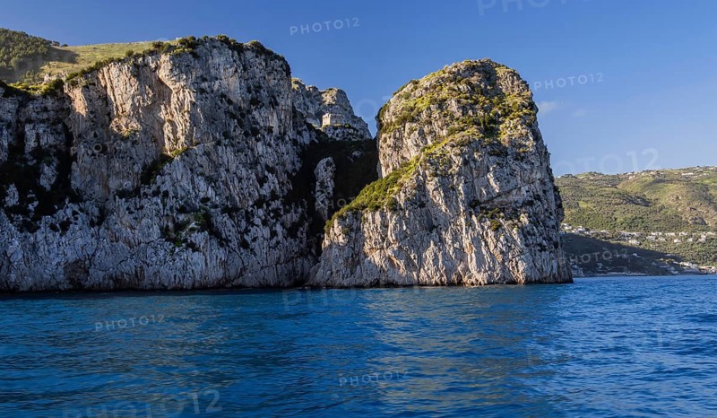 Rocky coast near Positano, Amalfi Coast
