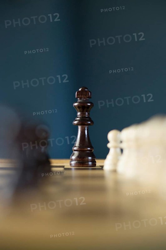 Chess set, wooden pieces