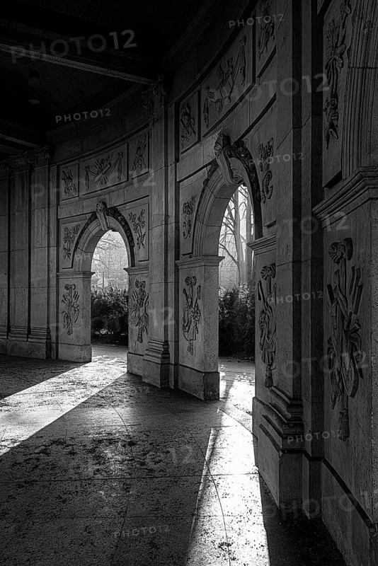 Black and white, baroque Spittelkolonnaden