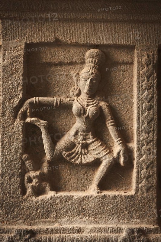 Bas reliefs in Hindue temple. Arunachaleswar Temple. Thiruvannamalai