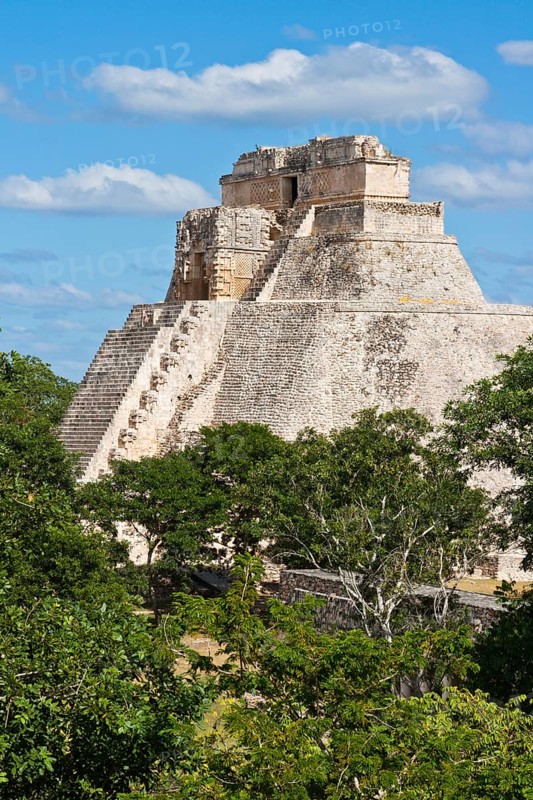 Anicent mayan pyramid