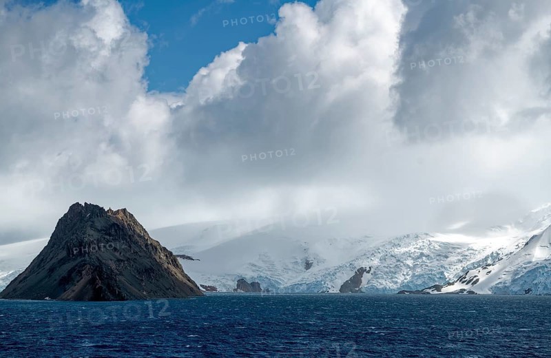 South Shetland Island Glacial Landscape Antarctica