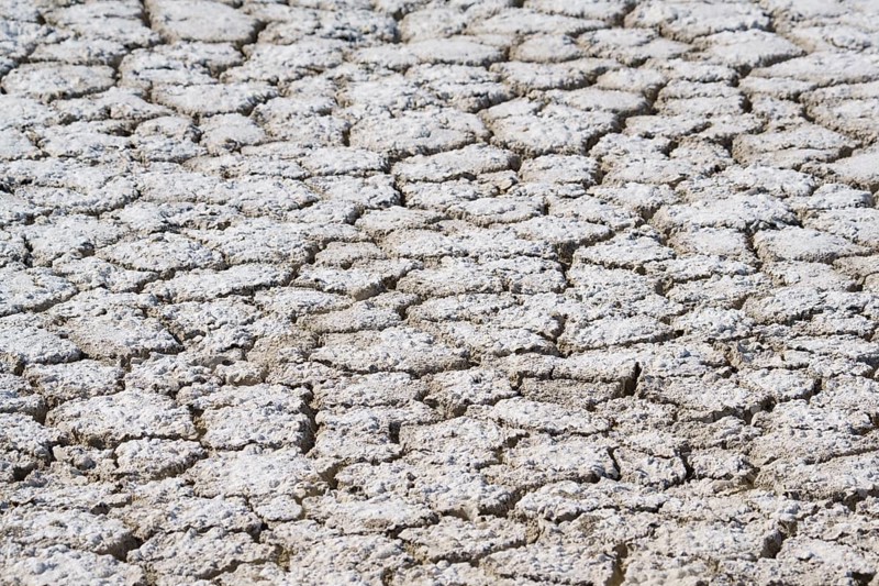 Dry river bed patterns. Swakop River