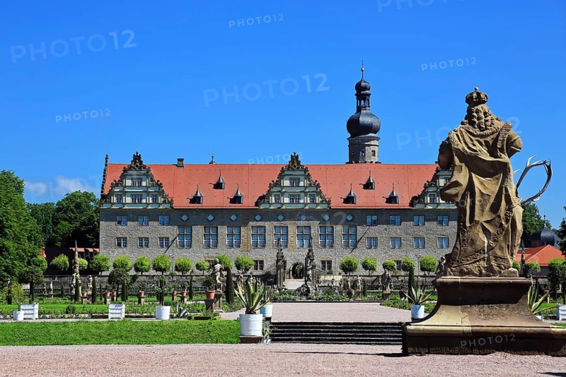 The castle is a sight in the town of Weikersheim. Weikersheim