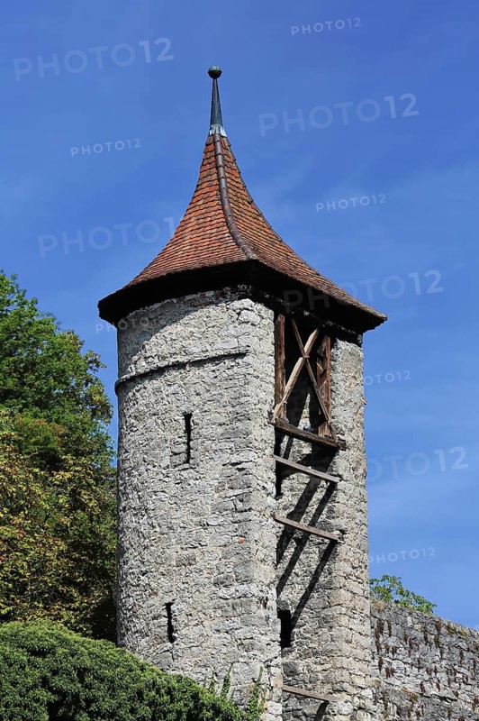 The executioner's tower in Schwaebisch Hall. Schwaebisch Hall