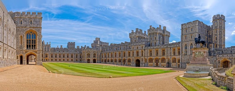 Windsor Castle Panorama London England