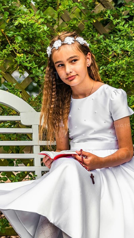 First Holy Communion of Little Girl