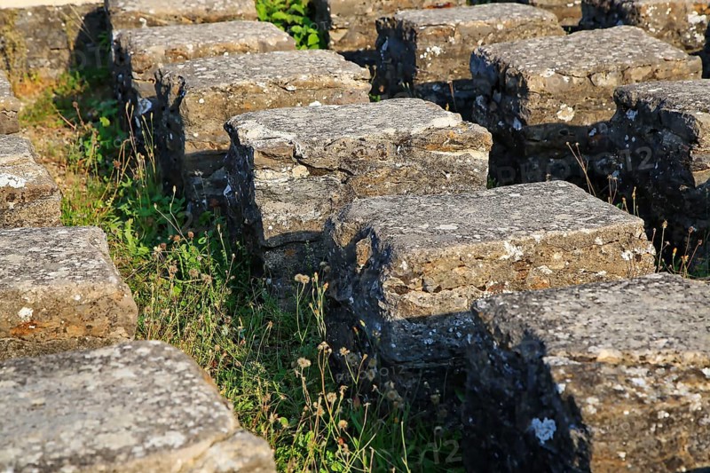 The fort is one of Weissenburg's historical sights. Here the ancient underfloor heating. Weissenburg-Gunzenhausen