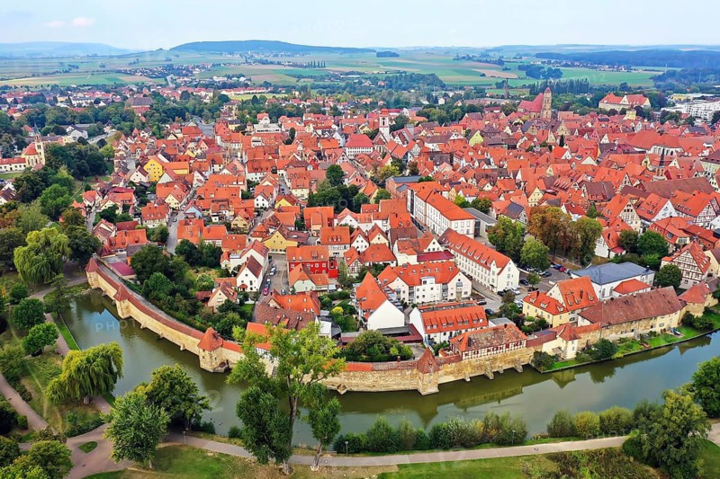 Historical sights of Weissenburg. Weissenburg-Gunzenhausen
