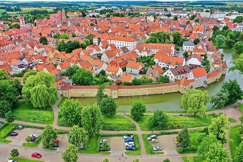 Historical sights of Weissenburg. Weissenburg-Gunzenhausen