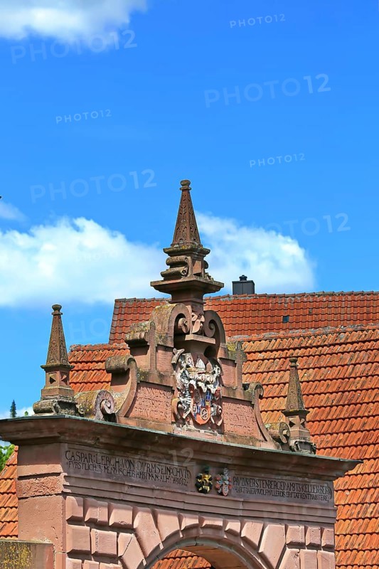 Old historic building in Tauberbischofsheim
