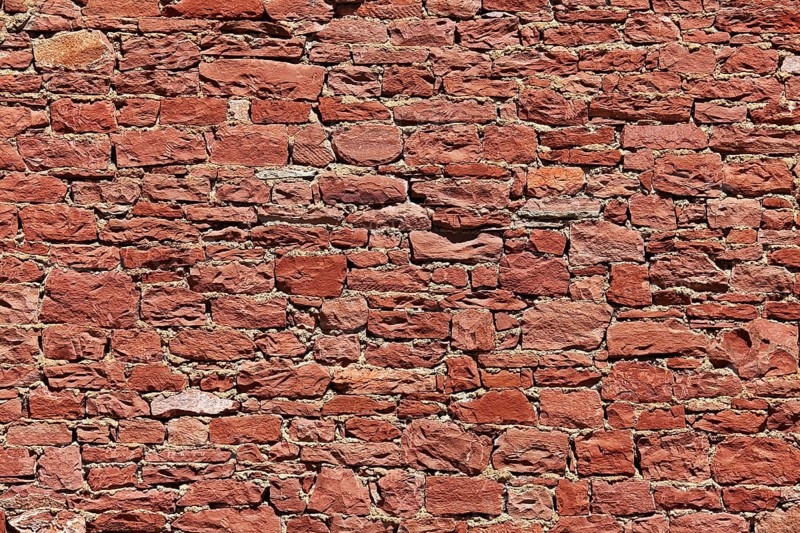 Historical wall in Tauberbischofsheim as background