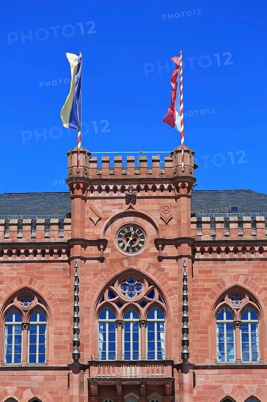 Old historic town hall in Tauberbischofsheim