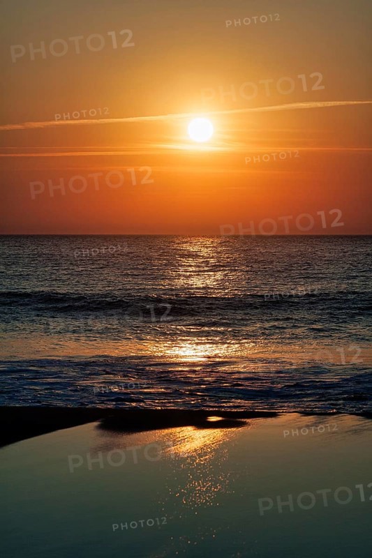 Sunset at the sea