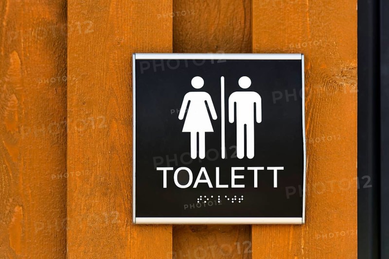 WC sign