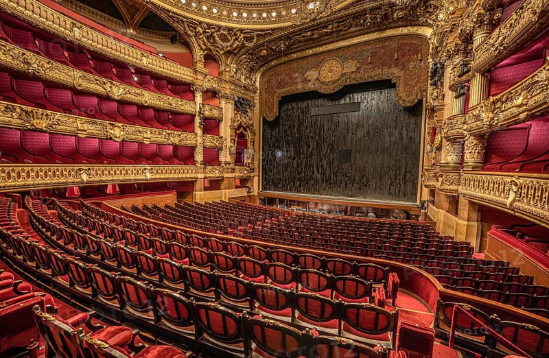Theatre Hall of the Opera Garnier in Paris
