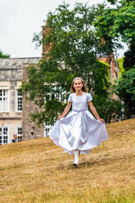 First Holy Communion of Little Girl