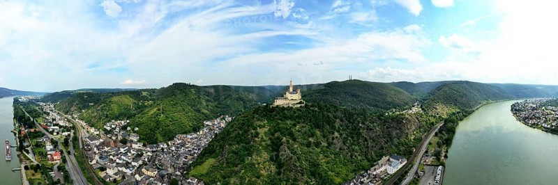 Marksburg a castle in Braubach on the Rhine