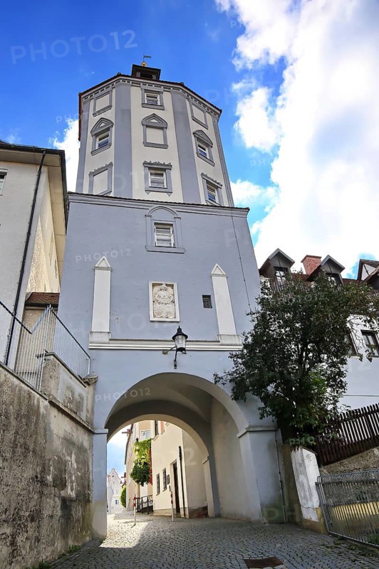 The Kuh Tor in the centre of Guenzburg. Guenzburg