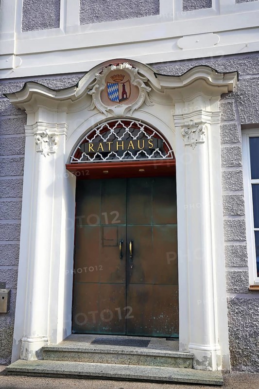 Town hall in the centre of Guenzburg. Guenzburg