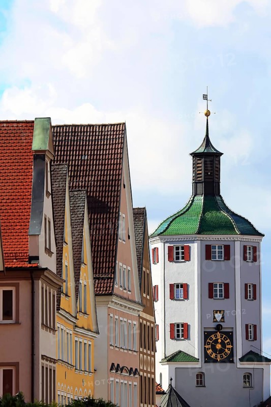 Lower gate in the centre of Guenzburg. Guenzburg