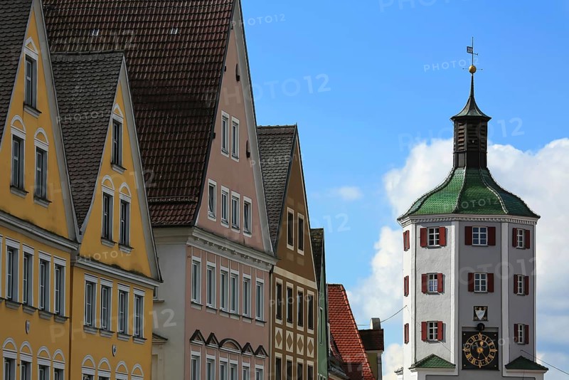 Lower gate in the centre of Guenzburg. Guenzburg