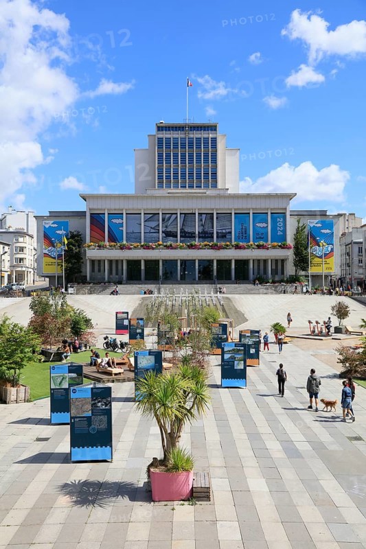 Place de la Liberte with Town Hall Mairie