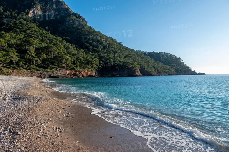 Kabak bay in Fethiye district in Mugla