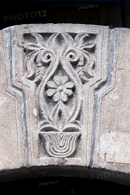 Traditional ornament of house door in Mardin